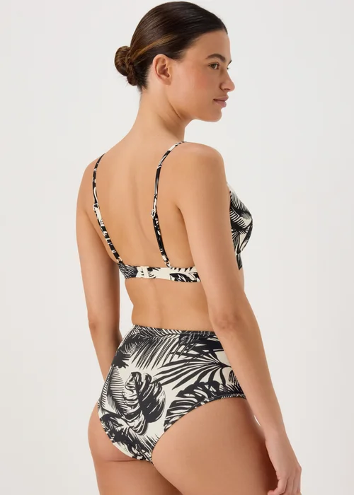 Monochrome Palm Bikini Bottoms - 6 Image 2