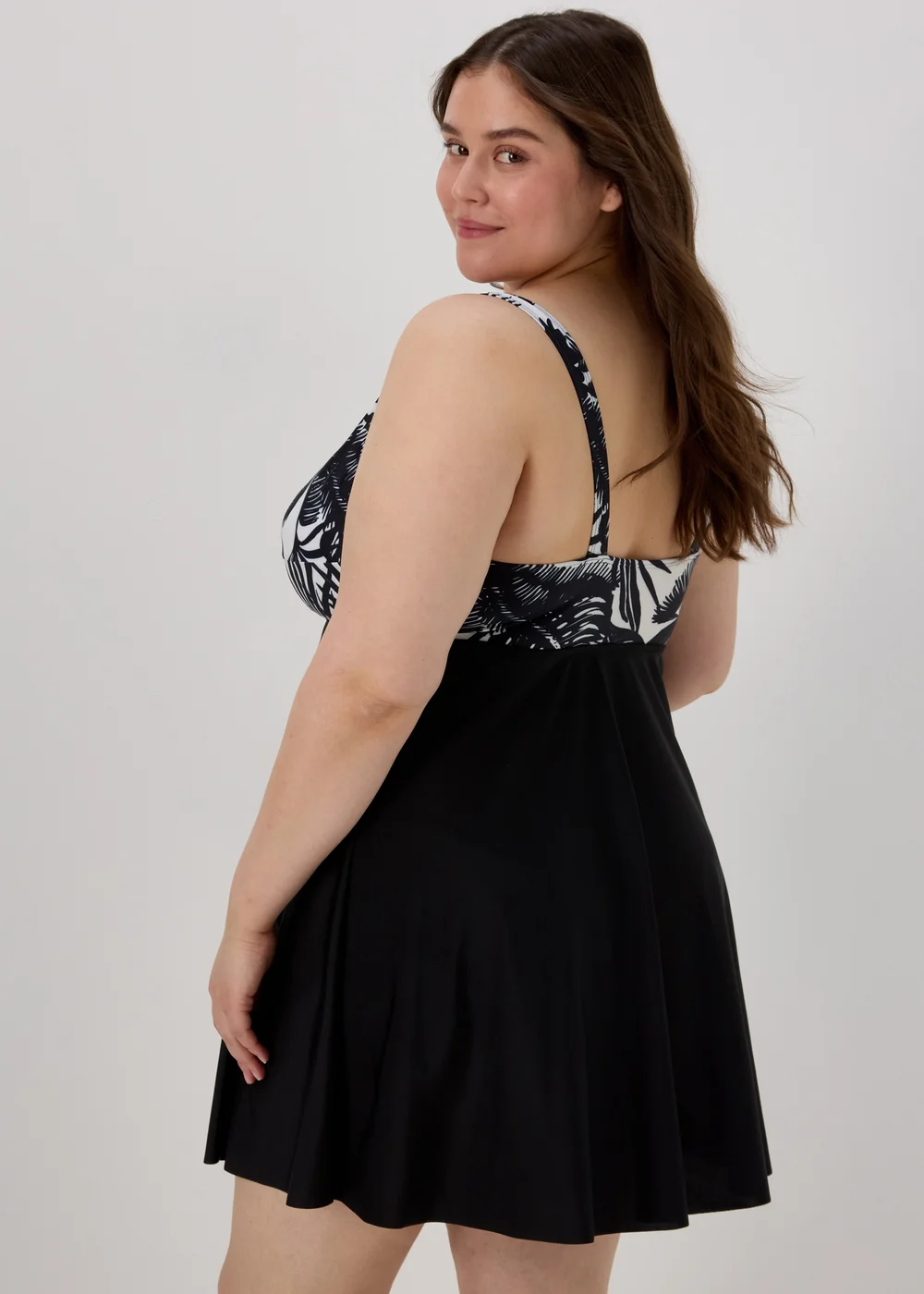 Black Palm Swimdress - 10 Image 3