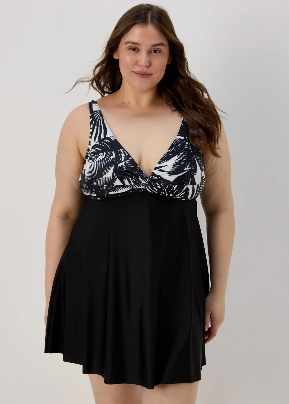 Black Palm Swimdress - 10 Image 1