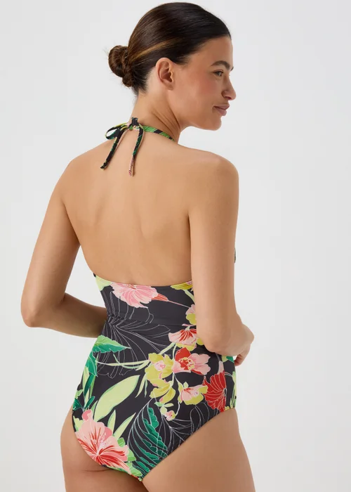 Multi Tropical Floral Swimming Costume - 8 Image 2