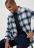 Blue Check Long Sleeve Shirt - S Image 3