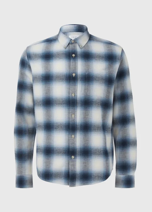 Blue Check Long Sleeve Shirt - S Image 5