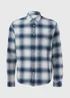 Blue Check Long Sleeve Shirt - S Image 5