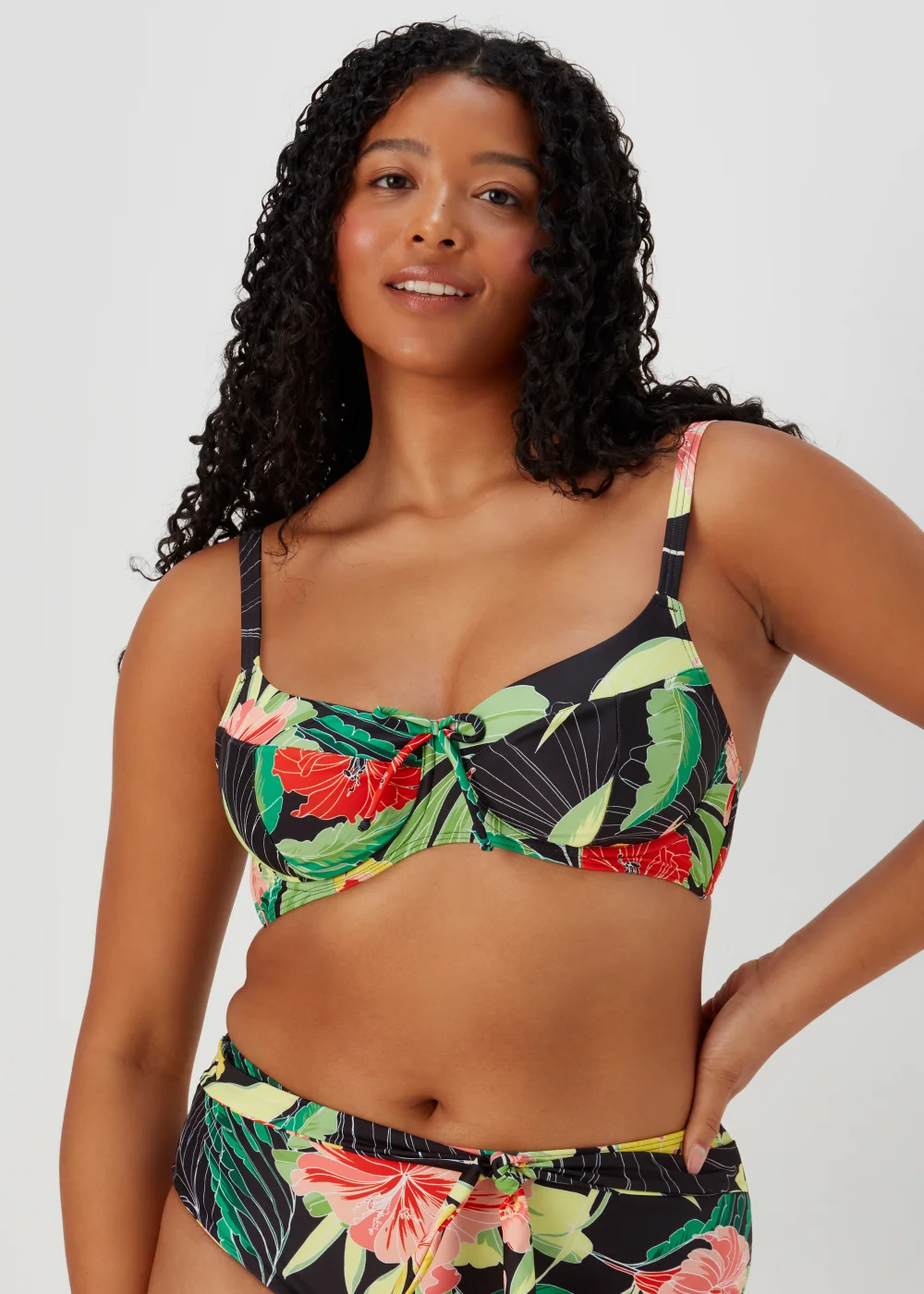 Multicoloured Underwired Bikini Top - 32B Image 1