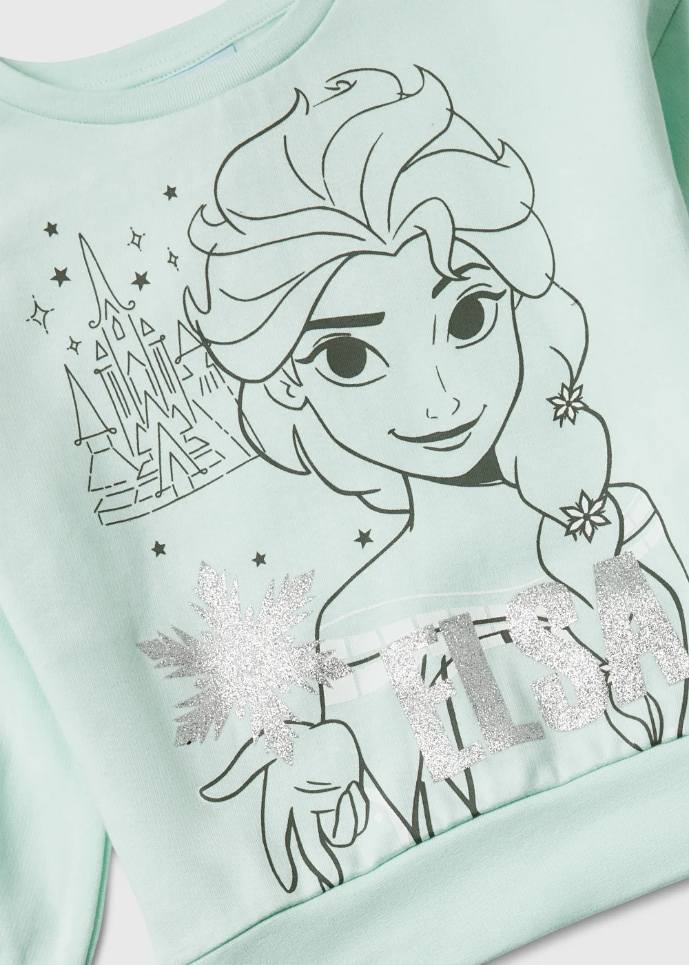 Kids Mint Elsa Print Sweatshirt & Leggings (4-9yrs) - 3 Yrs Image 2