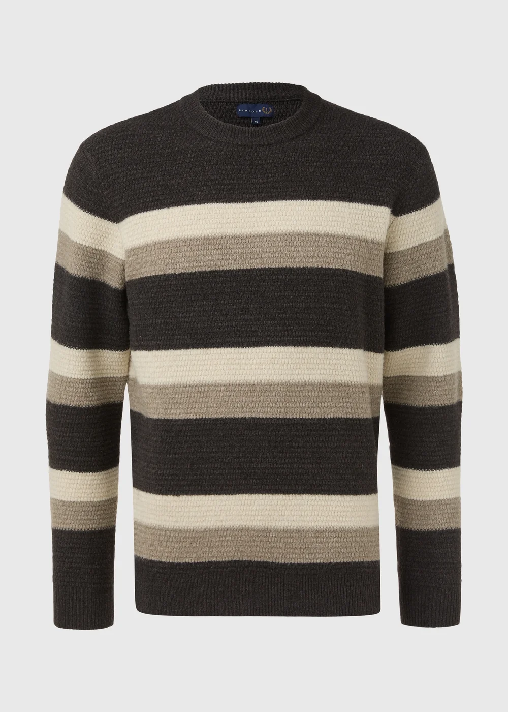 Lincoln Brown Stripe Jumper - Small Image 5