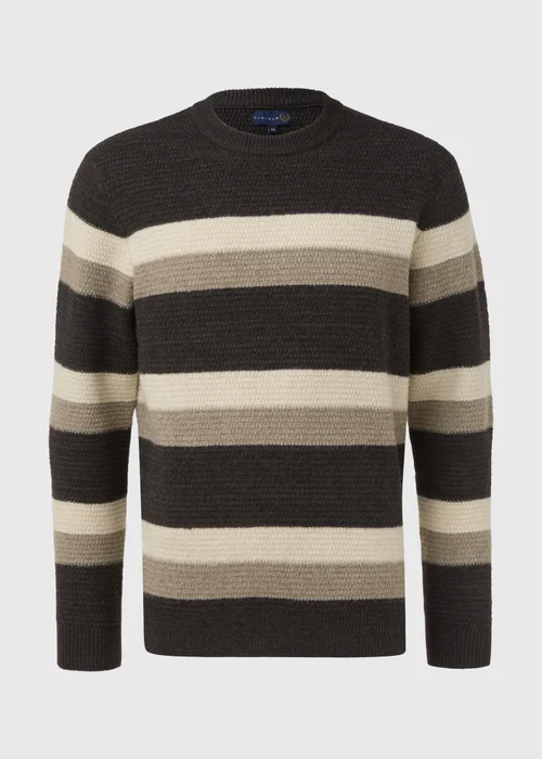 Lincoln Brown Stripe Jumper - Small Image 5
