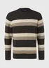 Lincoln Brown Stripe Jumper - Small Image 5