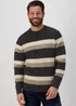 Lincoln Brown Stripe Jumper - Small Image 1