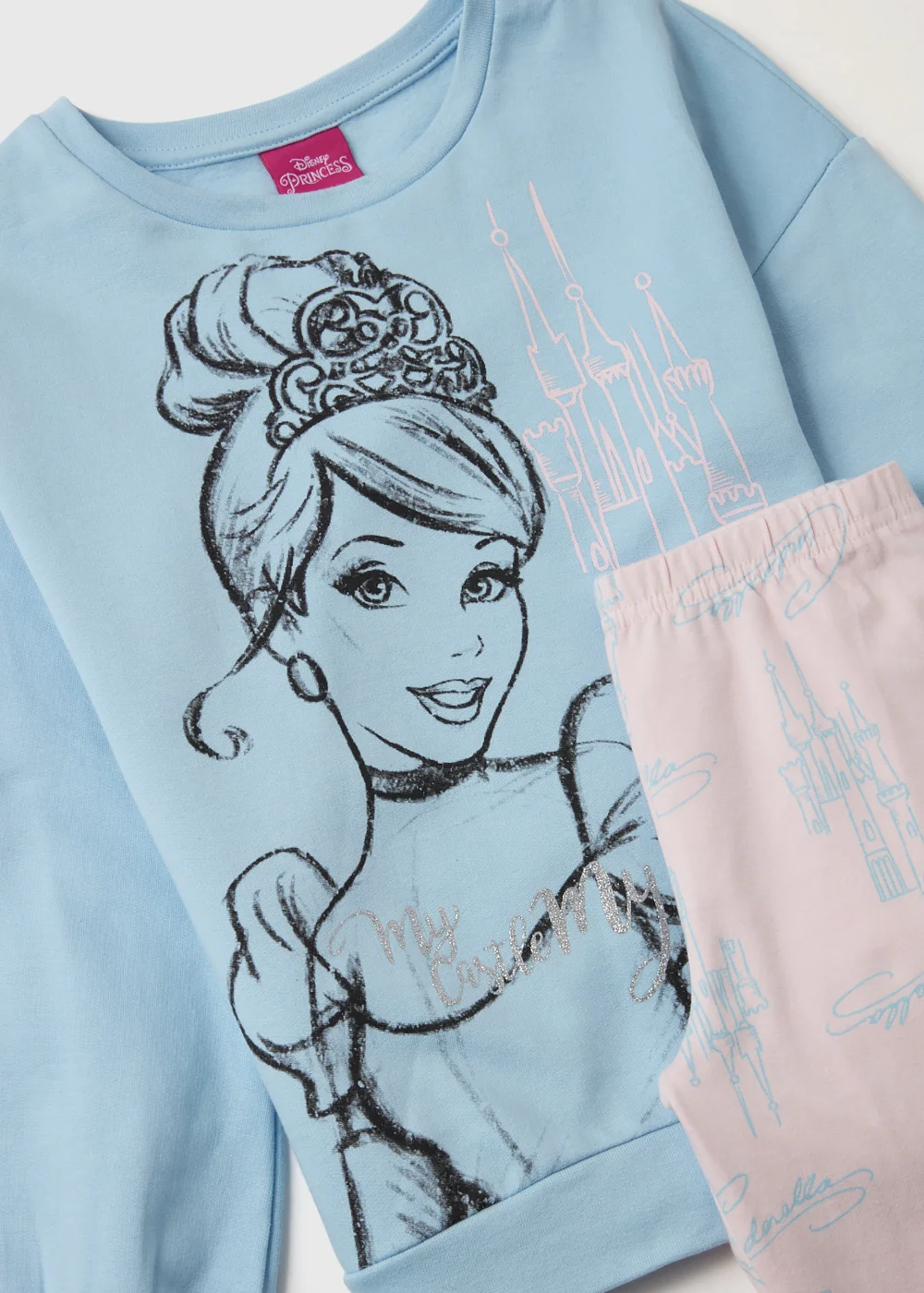 Girls Cinderella Pyjama Set (4-9yrs) - 3 Yrs Image 2