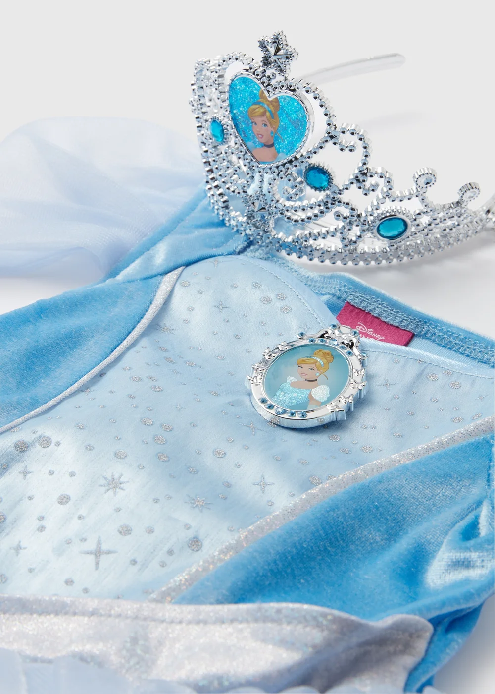 Kids Blue Disney Cinderella Fancy Dress Costume (3-9yrs) - 3 Yrs Image 2