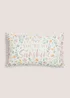 Green Sunshine Floral Cushion (30cm x 50cm) Image 1