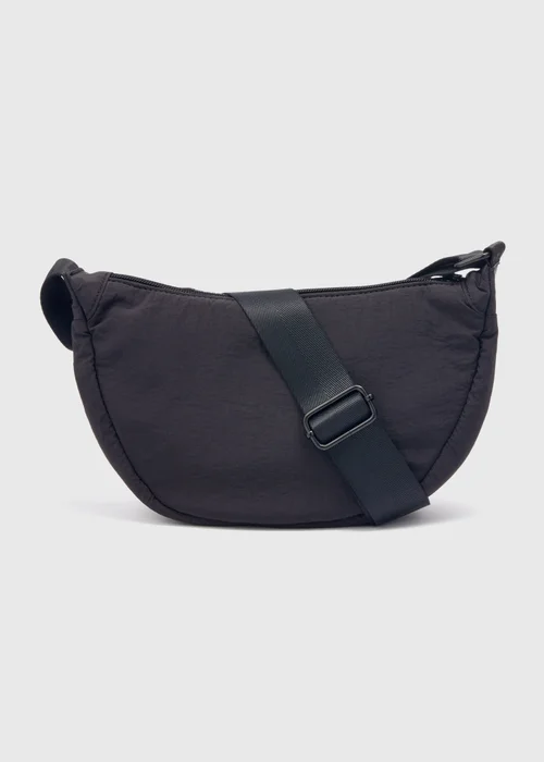 Black Nylon Moon Bag Image 3