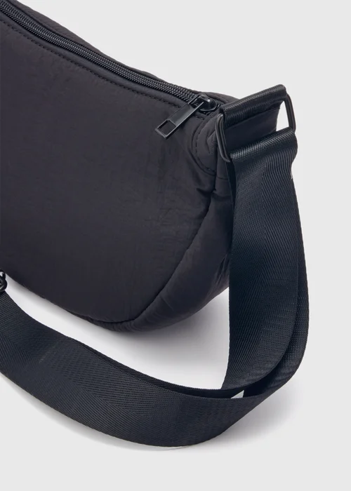 Black Nylon Moon Bag Image 4