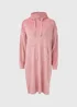 Pink Long Fleeced Hoodie - Extra small Image 4
