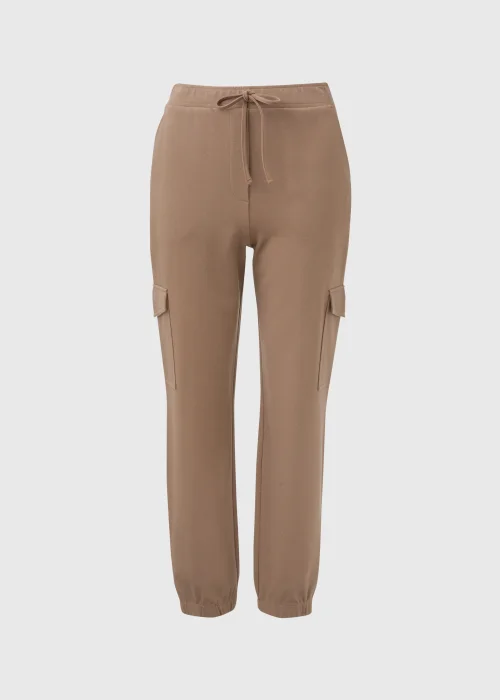 Beige Cargo Ponte Trousers - Size 8 Image 5