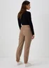 Beige Cargo Ponte Trousers - Size 8 Image 2