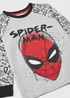 Kids Grey Spider-Man Print Pyjama Set (18mths-8yrs) - Age 18 - 23 Months Image 2