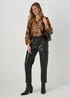 Brown Tiger Print Shirt - 8 Image 4