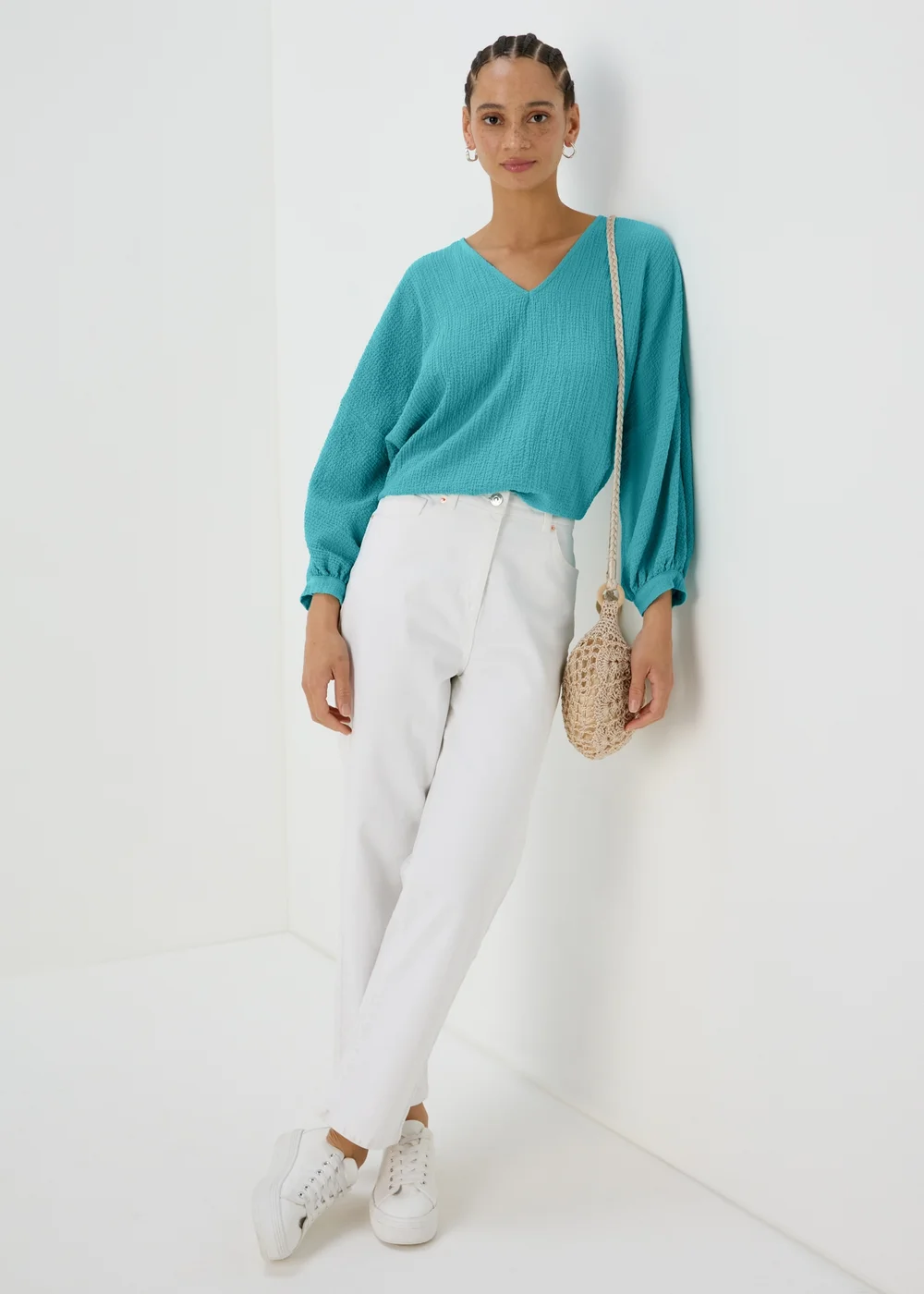 Mint Popover Blouse - 8 Image 1