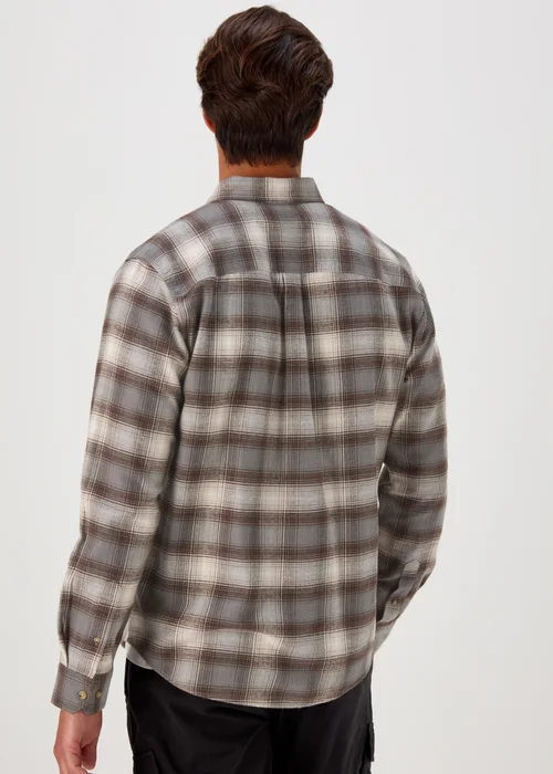 Brown Check Long Sleeve Shirt - S Image 2