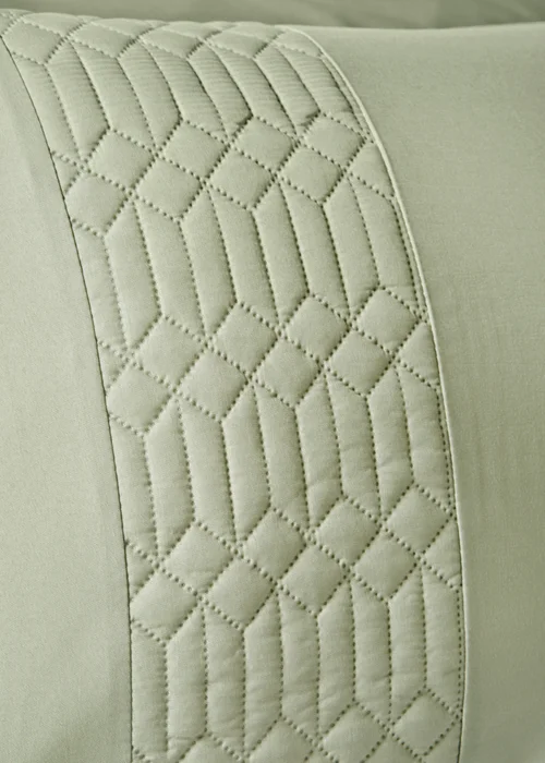 Green Geo Pinsonic Duvet Cover - Single Image 3