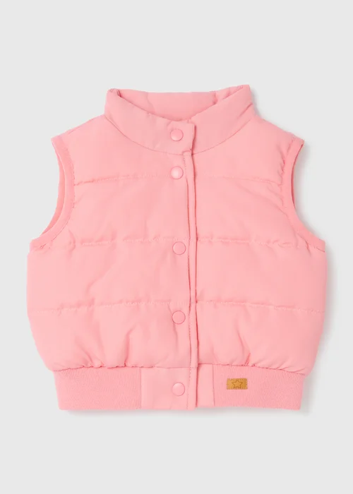 Baby Pink Gilet (Newborn-23mths) - 0-3 months Image 1