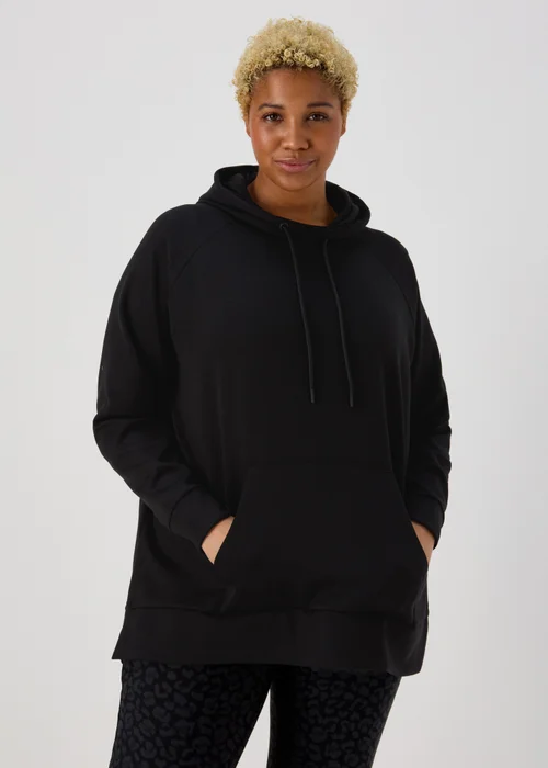 Souluxe Black Longline Hoodie - S Image 1