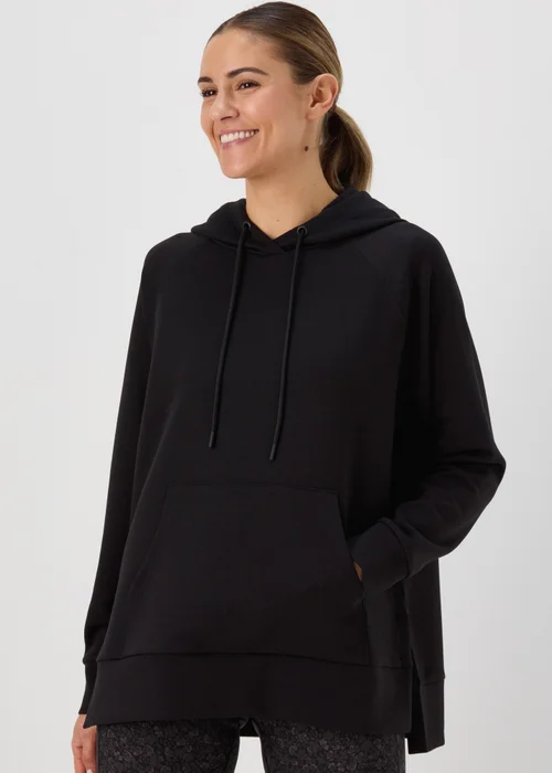 Souluxe Black Longline Hoodie - S Image 2
