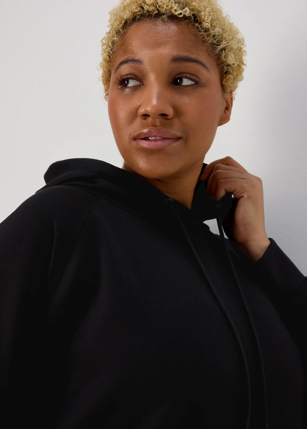 Souluxe Black Longline Hoodie - S Image 5