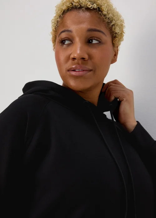 Souluxe Black Longline Hoodie - S Image 5