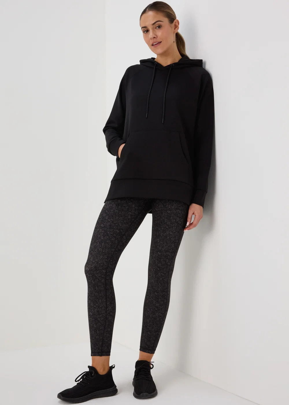 Souluxe Black Longline Hoodie - S Image 8
