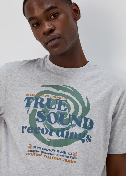Grey True Sound Recordings T-Shirt - Small Image 3