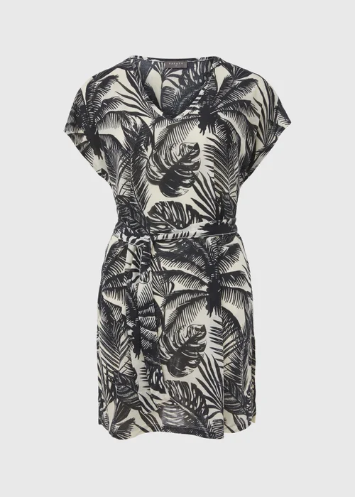 Black Palm Tree Kaftkan - Extra small Image 4