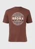 Brown Beer Print T-Shirt - S Image 5