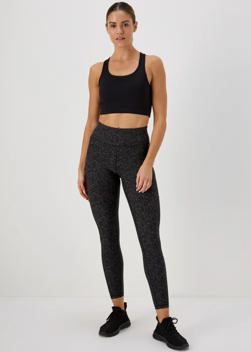 Souluxe Charcoal Ditsy Leggings - 8 Image 1