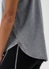 Souluxe Charcoal V Neck T-Shirt - Small Image 3