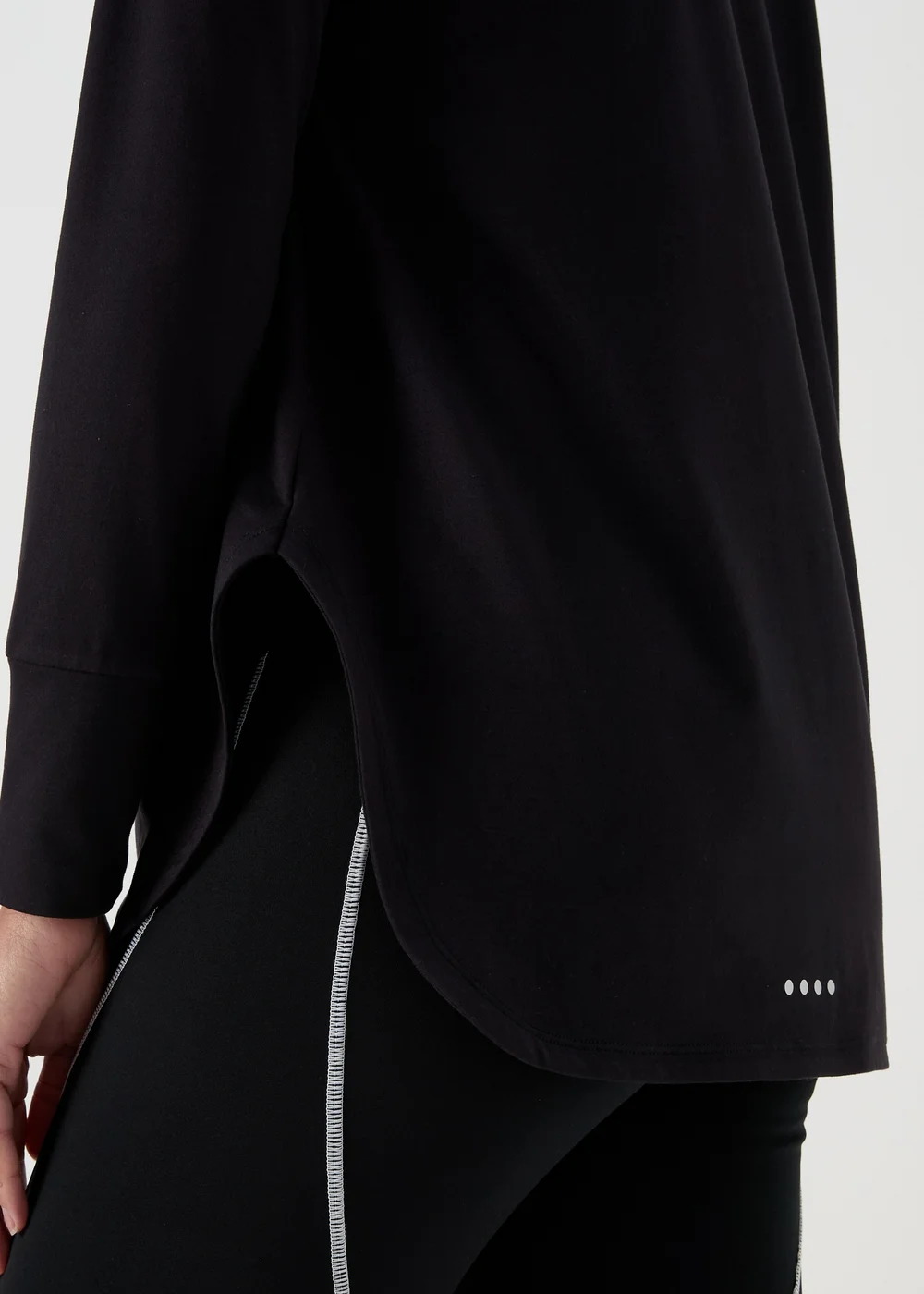 Souluxe Black Long Sleeve T Shirt - S Image 3