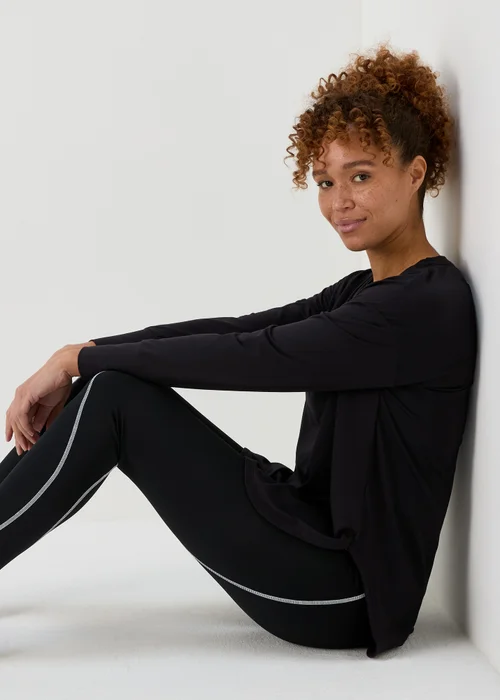Souluxe Black Long Sleeve T Shirt - S Image 4