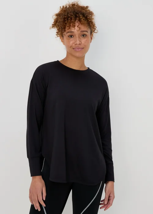 Souluxe Black Long Sleeve T Shirt - S Image 1