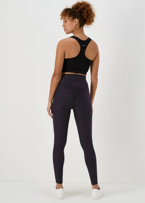 Souluxe Black Ruched Leggings - 8 Image 2