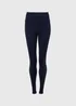 Souluxe Navy Mesh Panel Leggings - 8 Image 5