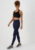 Souluxe Navy Mesh Panel Leggings - 8 Image 1