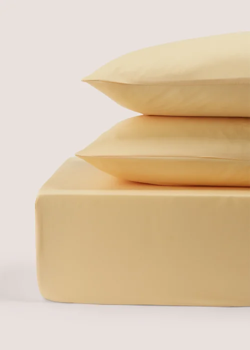 Yellow Super Soft Fitted Sheet Bundle - Single Image 1