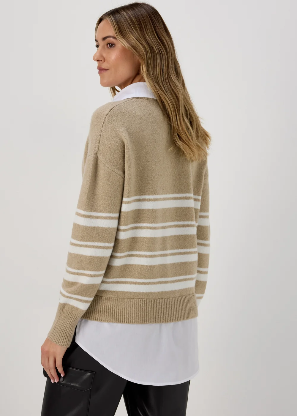 Beige 2 in 1 Jumper - XS Image 2