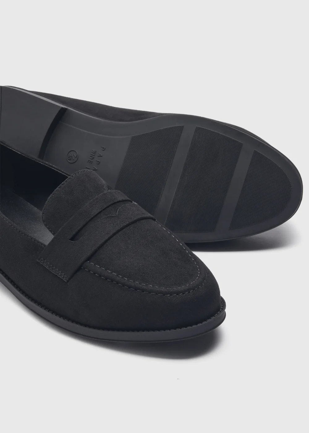 Black Basic Loafers - 3 Image 2