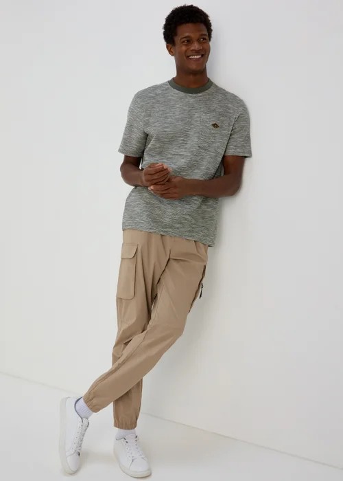 Stone Cuffed Technical Cargo Pants - Small Image 4