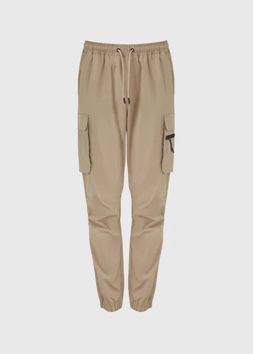 Stone Cuffed Technical Cargo Pants - Small Image 5