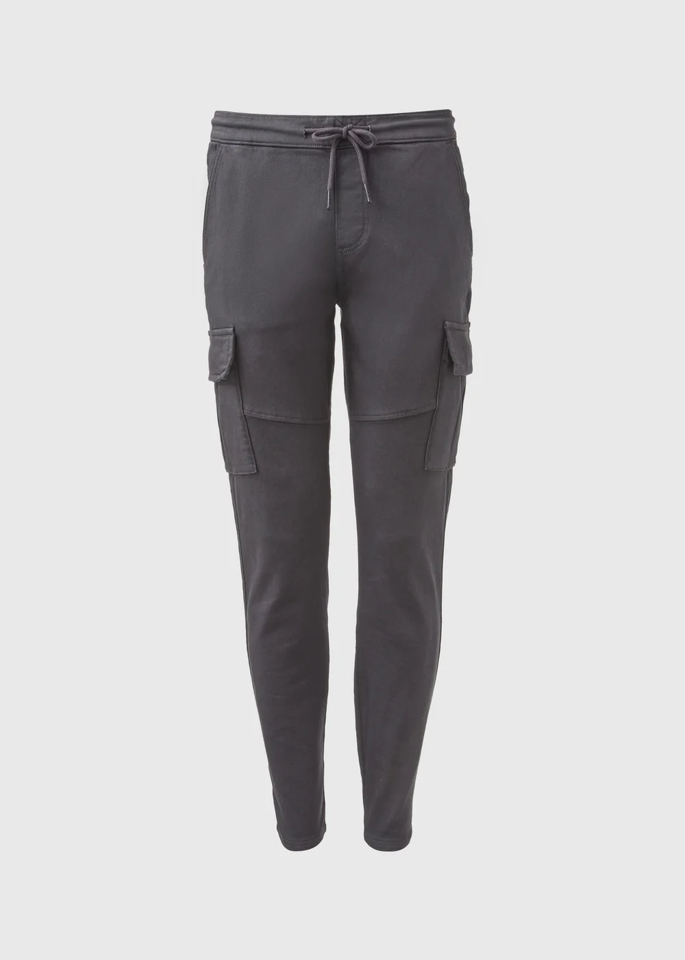 Charcoal Knitted Cargo Joggers - 30 Waist Regular Image 5