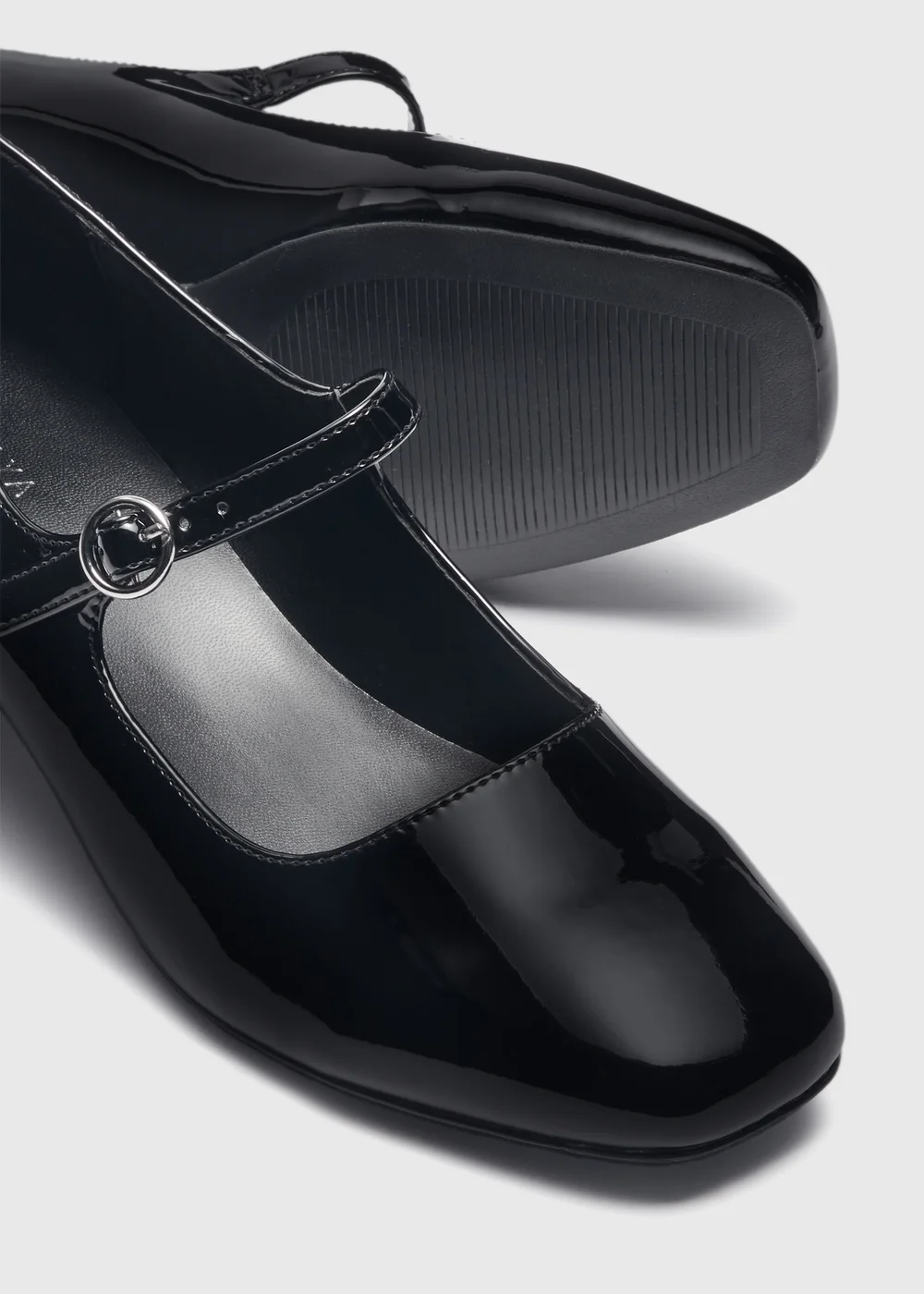 Black Mary Jane Heels - Size 3 Image 2